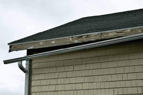 hail storm repairs gutter