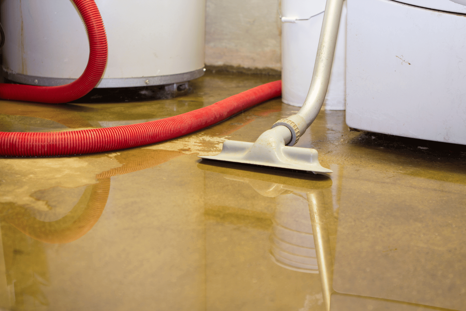 An illustration contrasting professional and DIY waterproofing methods. 