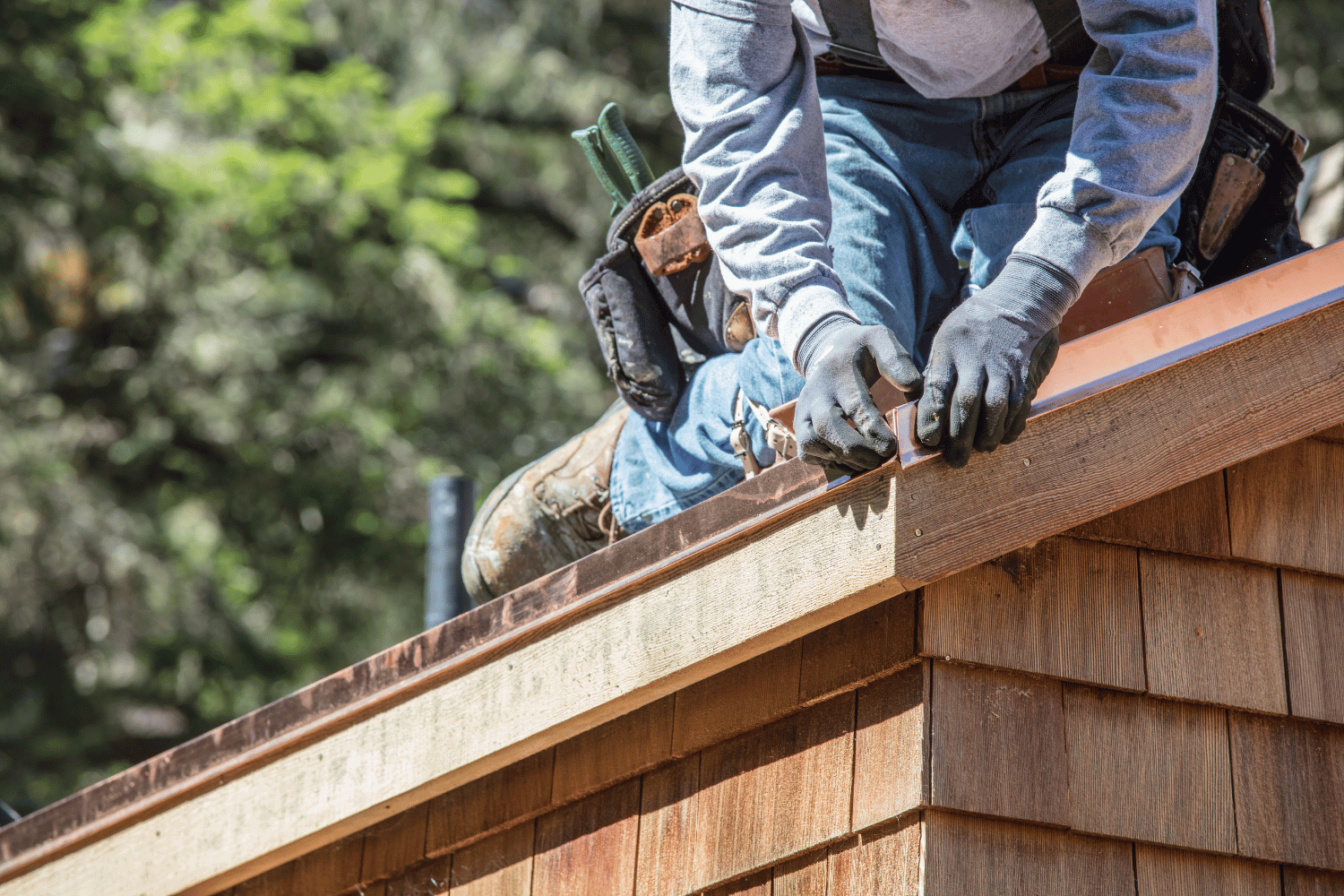 An illustration representing the cost factors of roof flashing repairs. 