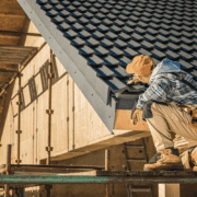 An illustration showing maintenance practices to extend a roof's life expectancy, including regular inspections.