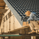 An illustration showing maintenance practices to extend a roof's life expectancy, including regular inspections.