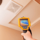 A photo showing visible signs of poor home insulation.