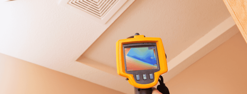 A photo showing visible signs of poor home insulation.