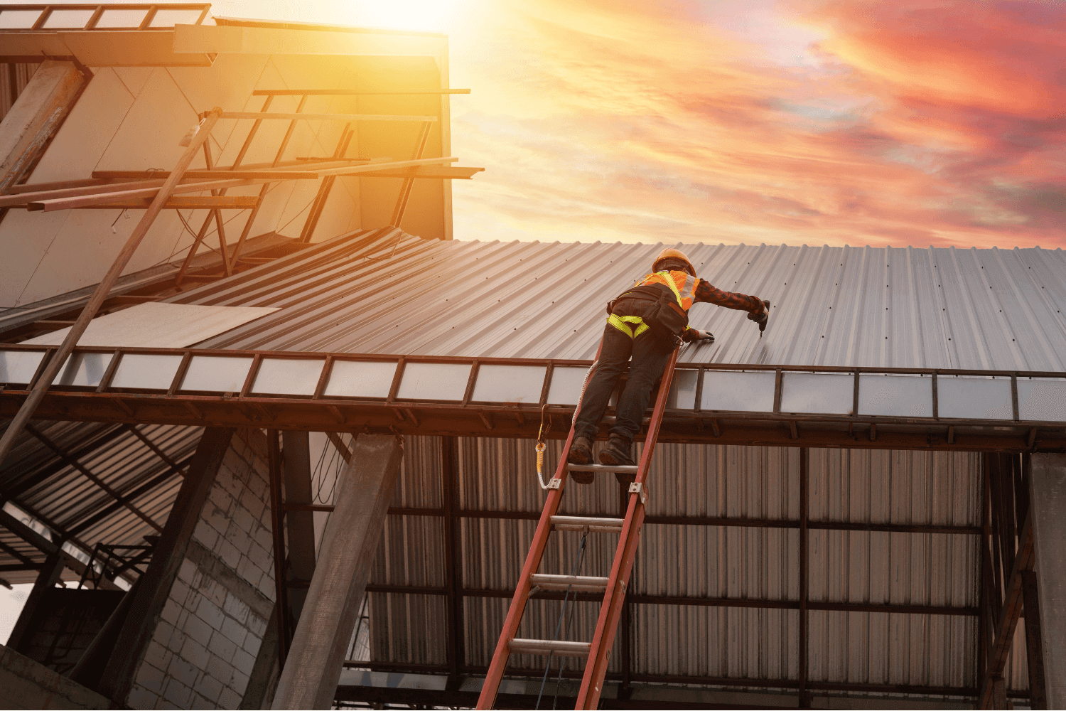 An image of various resources for metal roof installation