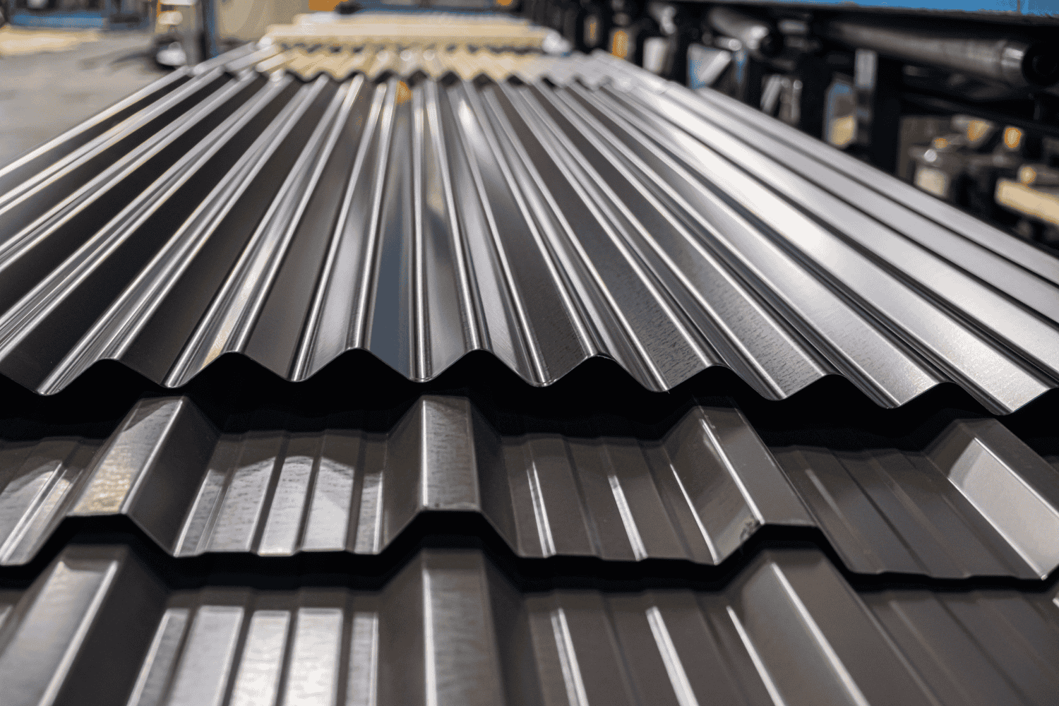 A stylish corrugated metal roof showcasing durability and protection.
