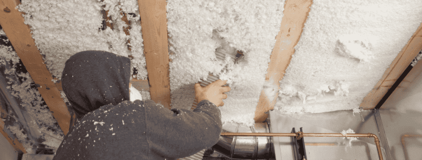 Comparison of different insulation types, including AttiCat blown in insulation.
